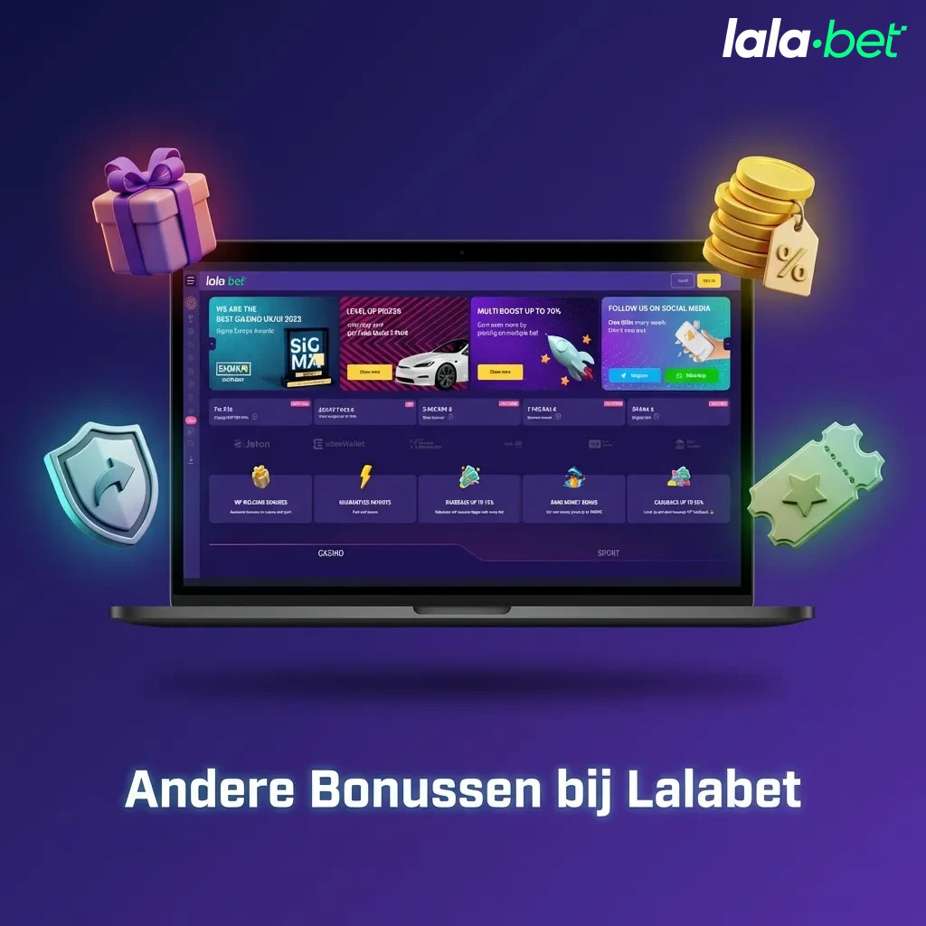Lalabet casino promotional bonuses including reload offers, free spins, cashback deals, and VIP loyalty rewards