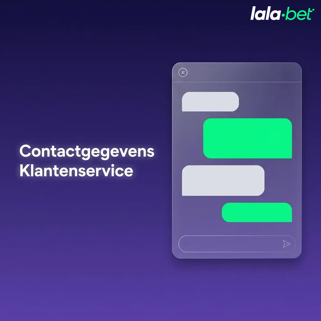 Contactopties klantenservice: live chat 24/7, e-mail support@lalabet.com, Telegram @LalabetSupport, WhatsApp ondersteuning